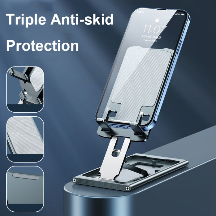 028 Portable Foldable Aluminum Alloy Phone Live Holder(Grey) - free shipping - PMC TechLife - Order now!