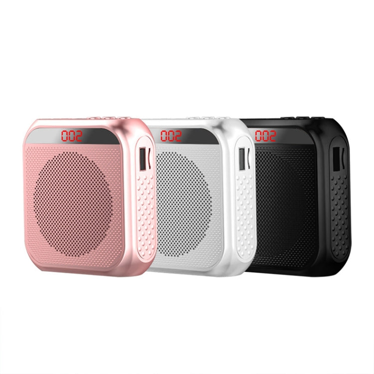 S17 Mini Portable Tour Guide Teaching Loudspeaker with Screen Display(Cool Black) - Loudspeaker by PMC TechLife | Online Shopping South Africa | PMC TechLife