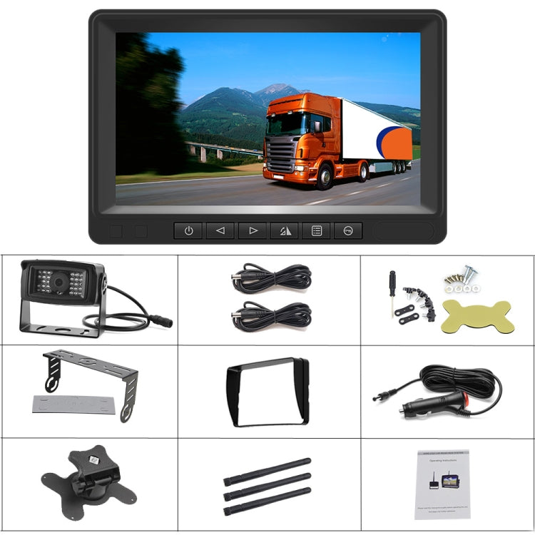 K0205 7 inch Digital Wireless Car Display Night Vision Reverse Camera Screen(Single Camera) - free shipping - PMC TechLife - Order now!