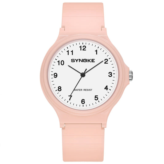 SYNOKE 9109 Digital Display Silent Waterproof Sports Student Watch(Pink) - Silicone Strap Watches by SYNOKE | Online Shopping South Africa | PMC Jewellery | Buy Now Pay Later Mobicred