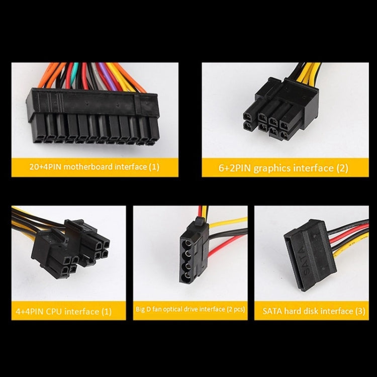 EVESKY  700WS  ATX 12V Computer Power Supply With 12cm Fan - PC Power Supplies by EVESKY | Online Shopping South Africa | PMC TechLife | Buy Now Pay Later Mobicred