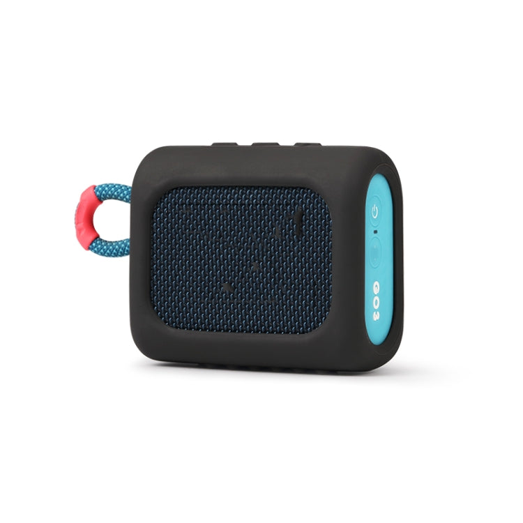 For JBL GO3 Dust-proof Silicone Case Anti-fall Speaker Case(Black) - Protective Case by PMC Jewellery | Online Shopping South Africa | PMC Jewellery