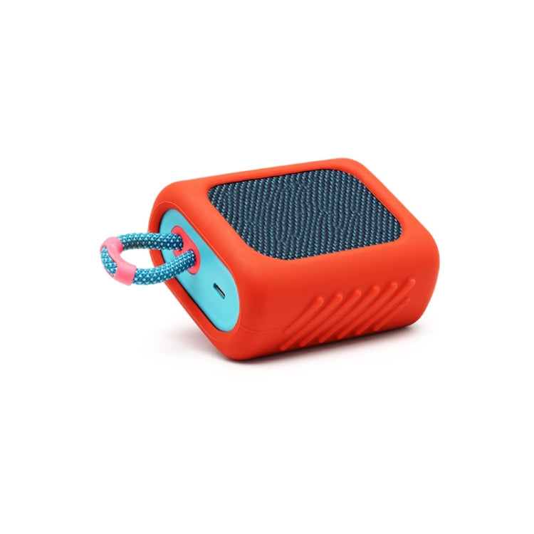 For JBL GO3 Dust-proof Silicone Case Anti-fall Speaker Case(Blue) - Protective Case by PMC TechLife | Online Shopping South Africa | PMC TechLife