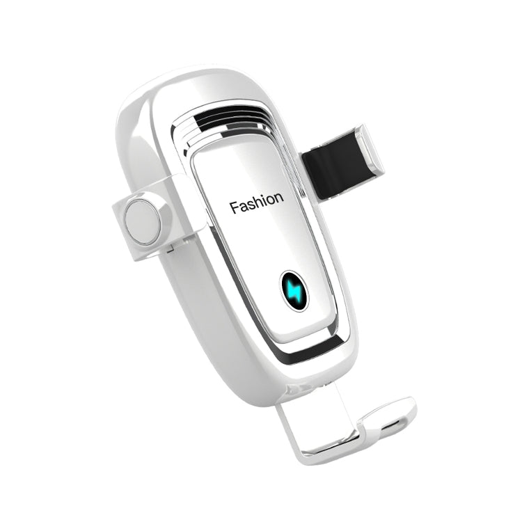 S19 15W Gravity Car Phone Wireless Charging Stand(White) - Wireless Charger Holders by PMC TechLife | Online Shopping South Africa | PMC TechLife