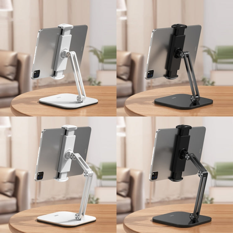 SSKY X27 Tablet Computer Desktop Mobile Phone Adjustable Support Frame, Style: Double Arms (White) - Desktop Holder by SSKY | Online Shopping South Africa | PMC Jewellery