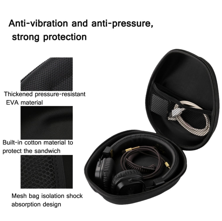 Universal Headphone Organizer Headphone Storage Bag Without Carabiner,Color: Gray - Protective Case by PMC TechLife | Online Shopping South Africa | PMC TechLife