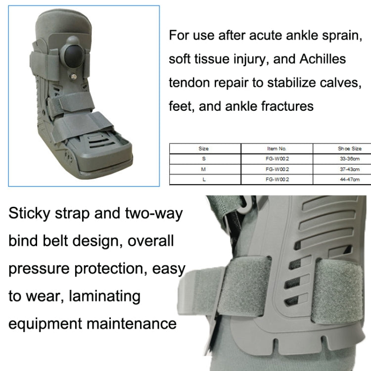 Ankle Support Inflatable Achilles Tendon Boots Air Bag Full Bag Walking Shoes(M) - Corrector by PMC Jewellery | Online Shopping South Africa | PMC Jewellery