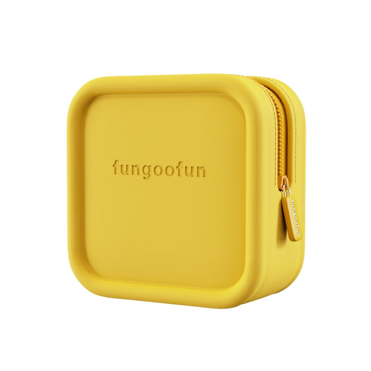 Fungoofun Candy Color EVA Travel Digital Storage Bag Cosmetic Bag, Color: Square Yellow - Digital Storage Bag by Fungoofun | Online Shopping South Africa | PMC Jewellery