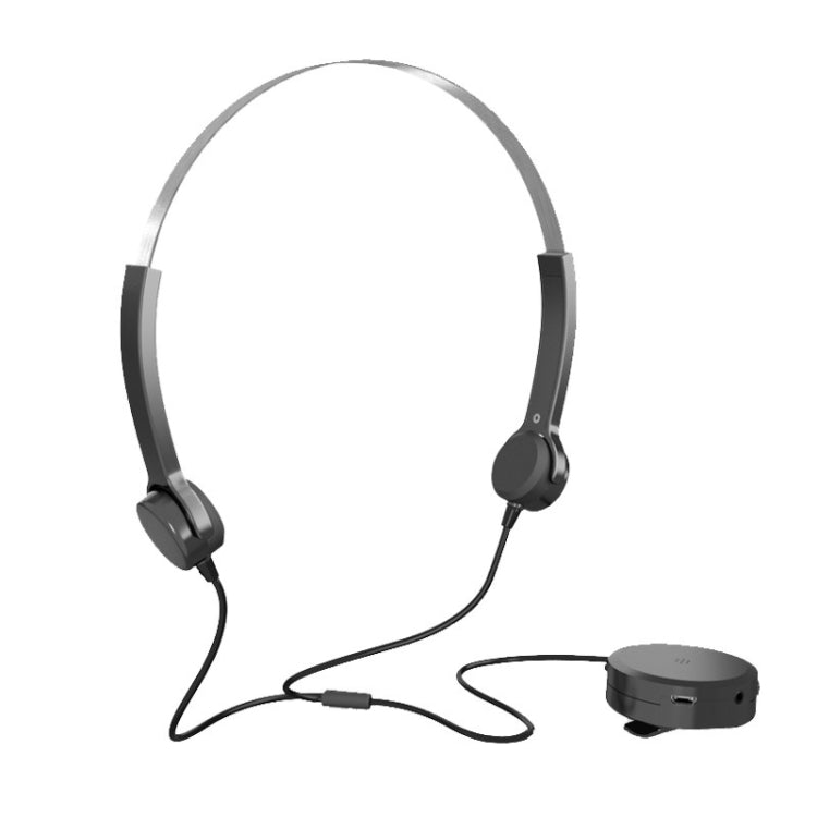 HS-801 Bone Conduction Wired Headset Elderly Rechargeable Hearing Aid(Black) - Hearing Aids by PMC Jewellery | Online Shopping South Africa | PMC Jewellery