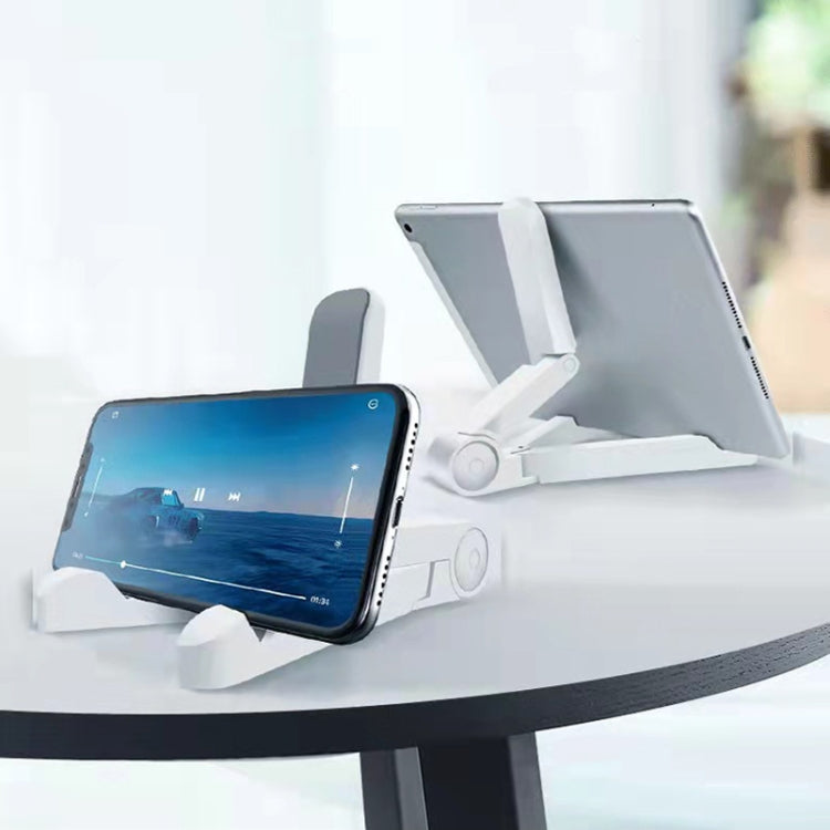 54356 Multifunctional Desktop Universal Foldable Triangular Phone Holder(White) - Desktop Holder by PMC TechLife | Online Shopping South Africa | PMC TechLife