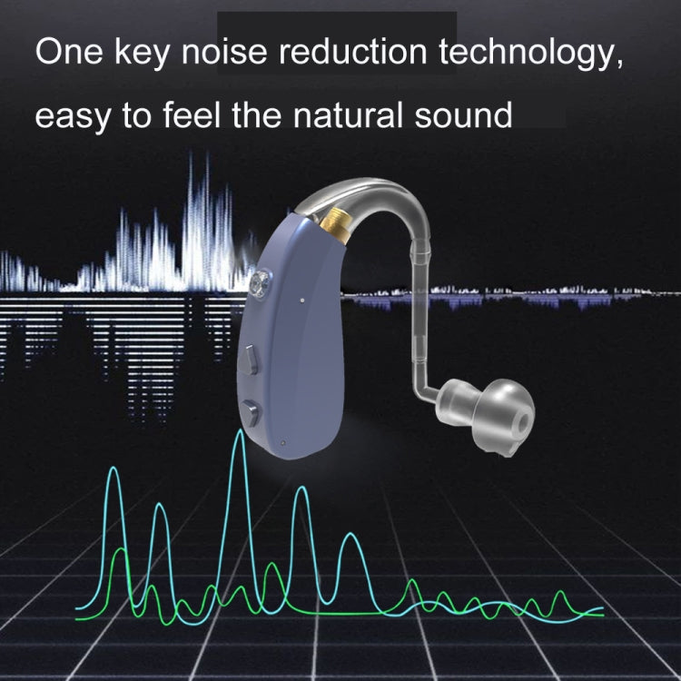 EN-T201A Digital Machine Elderly Charging Hearing Aid Sound Amplifier(Metal Blue) - Hearing Aids by PMC Jewellery | Online Shopping South Africa | PMC Jewellery