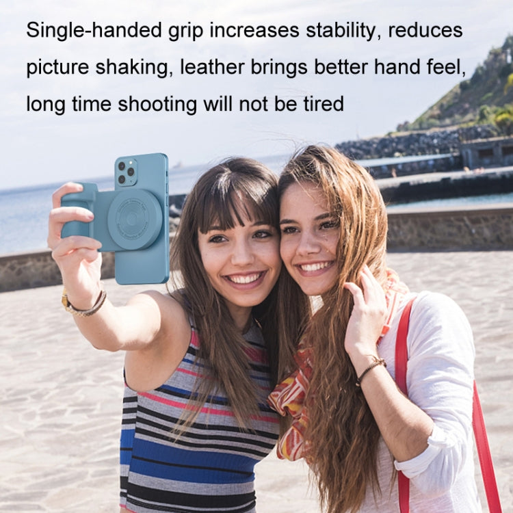 BBC-8 3 In1 Magnetic Absorption Wireless Charging Phone Stand Bluetooth Handheld Selfie Stick, Style: Upgrade Model(Purple) - Multifunction Charger by PMC TechLife | Online Shopping South Africa | PMC TechLife