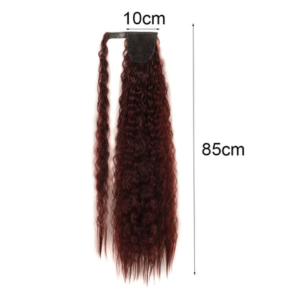 MST8568 Invisible Adhesive Bandage Wigs Corn Perm Long Ponytail Wigs(60) - Wigs by PMC Jewellery | Online Shopping South Africa | PMC Jewellery