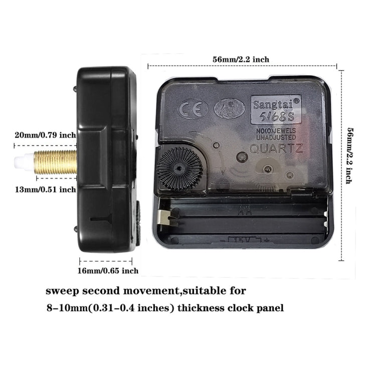 Quartz Clock Dial Repair Kit DIY Wall Clock Parts,Spec: 4 Movements+4 Sets Needles - free shipping - PMC TechLife - Order now!