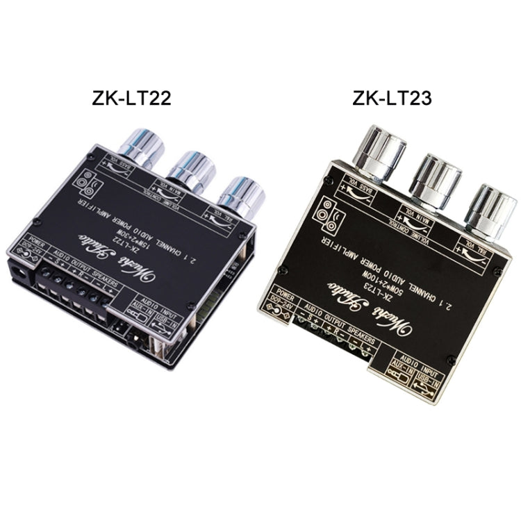 LT23 50W+100W 2.1 Channel TWS Bluetooth Audio Receiver Amplifier Module With Subwoofer - Breadboard / Amplifier Board by PMC Jewellery | Online Shopping South Africa | PMC Jewellery