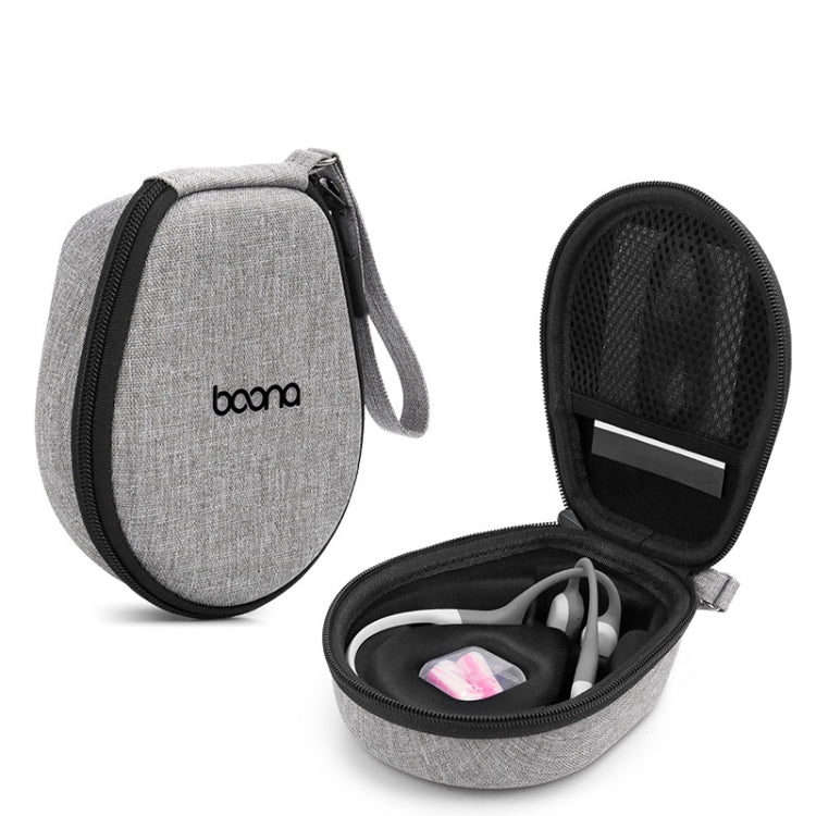 For Aftershokz AS660/AS650 Baona BN-F035 Earphone Anti-pressure and Shock-proof Storage Bag(Grey) - Protective Case by Baona | Online Shopping South Africa | PMC Jewellery