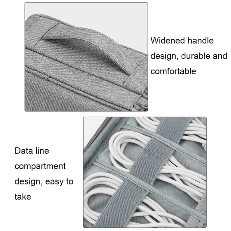 Baona Multifunctional Earphone Data Cable Digital Storage Bag, Spec: XL (Black) - free shipping - PMC TechLife - Order now!