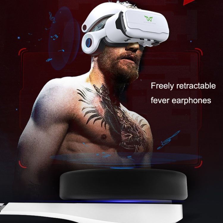 VR SHINECON G02EF+B01 Handle Mobile Phone 3D Virtual Reality VR Game Helmet Glasses With Headset - VR Headset by VR SHINECON | Online Shopping South Africa | PMC Jewellery | Buy Now Pay Later Mobicred