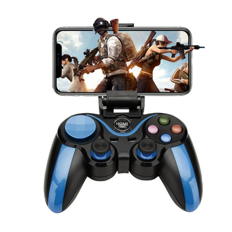 VR SHINECON S9 For Android/iOS Phones Wireless Bluetooth Direct Play Game Handle With Holder(Blue Black) - Gamepads by VR SHINECON | Online Shopping South Africa | PMC Jewellery | Buy Now Pay Later Mobicred