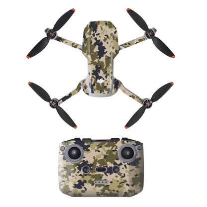 Sunnylife MM2-TZ452 For DJI Mini 2 Waterproof PVC Drone Body + Arm + Remote Control Decorative Protective Stickers Set(Desert Camouflage) - Stickers by Sunnylife | Online Shopping South Africa | PMC Jewellery | Buy Now Pay Later Mobicred