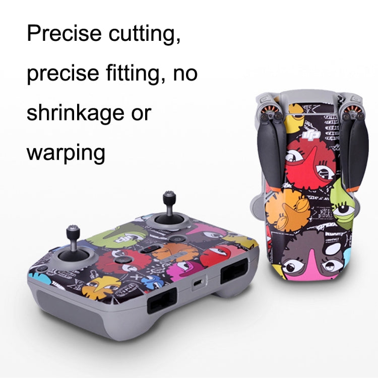 Sunnylife MM2-TZ452 For DJI Mini 2 Waterproof PVC Drone Body + Arm + Remote Control Decorative Protective Stickers Set(Desert Camouflage) - Stickers by Sunnylife | Online Shopping South Africa | PMC Jewellery | Buy Now Pay Later Mobicred