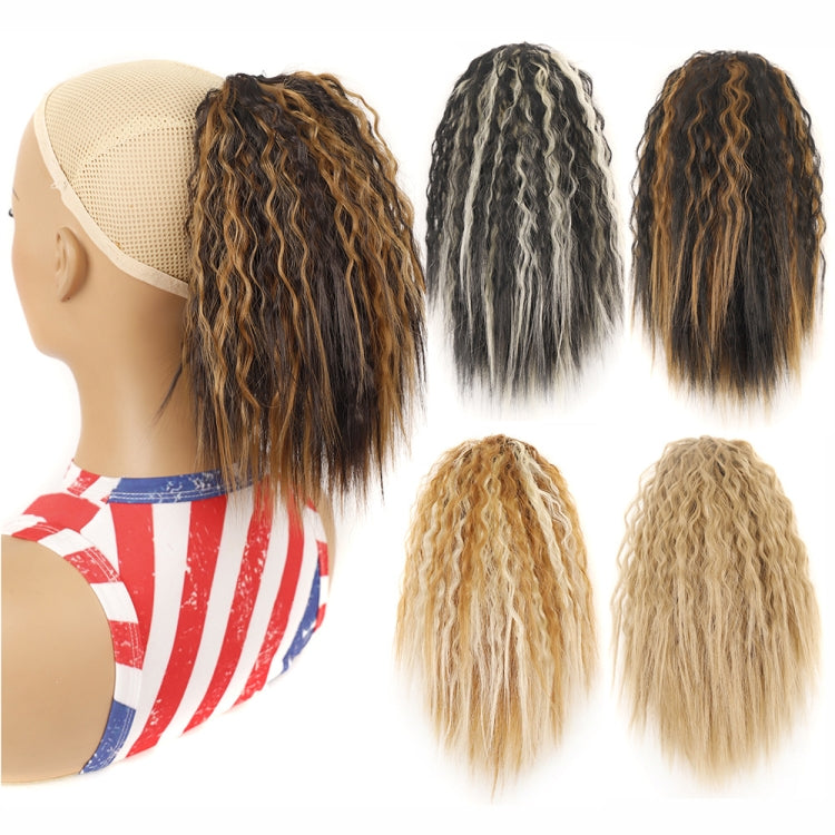 LS868 Drawstring Fixed Corn Perm Curly Wig Fluffy Short Ponytail Wigs, Color: 4H27 - Wigs by PMC Jewellery | Online Shopping South Africa | PMC Jewellery