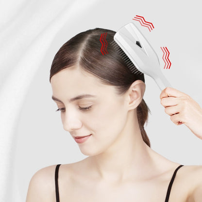 KAKUSAN KKS-203 Red Light Vibration Hair Comb Light Therapy Scalp Massage Instrument(White) - Hair Care by KAKUSAN | Online Shopping South Africa | PMC Jewellery | Buy Now Pay Later Mobicred