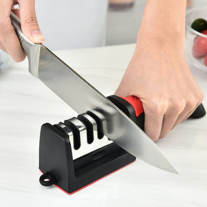 2pcs Kitchen Multifunctional Hangable Multi-segment Handheld Knife Sharpener, Specification: 3 Stage - Knife Sharpener by PMC Jewellery | Online Shopping South Africa | PMC Jewellery