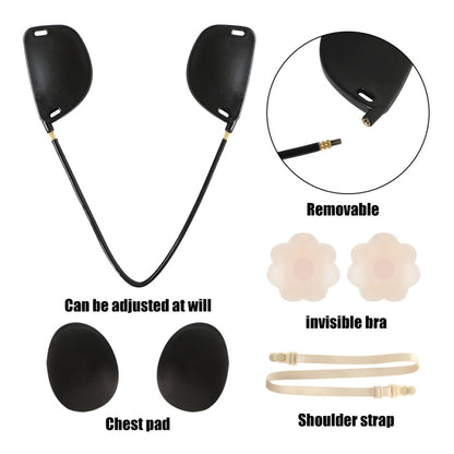 XD00001 Molding Silicone Nipple Sticker Frontless Bra Adjustable Anti-sag Push-up Bra Kit(V-type Skin-color) - Nubra by PMC Jewellery | Online Shopping South Africa | PMC Jewellery