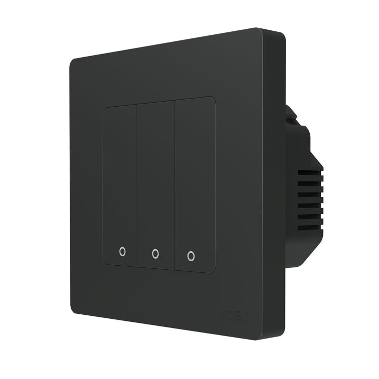 Tuya ZigBee Smart Single-fire Zero-fire Sharing Timing Voice Wall Switch EU Plug, Style: 3 Ways (Gray) - Smart Switch by PMC TechLife | Online Shopping South Africa | PMC TechLife