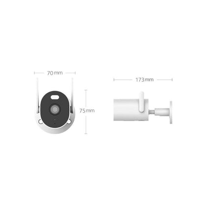 Original Xiaomi AW300 WiFi Smart Outdoor Camera 2K Full Color Night Vision IP66 Waterproof Video Surveillance Webcam, US Plug(White) - Bullet Camera by Xiaomi | Online Shopping South Africa | PMC Jewellery | Buy Now Pay Later Mobicred