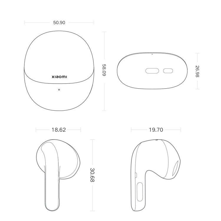 Original Xiaomi Buds 4 Wireless Bluetooth 5.3 3 Mic Active Noise Reduction Earphone(Green) - Bluetooth Earphone by Xiaomi | Online Shopping South Africa | PMC Jewellery