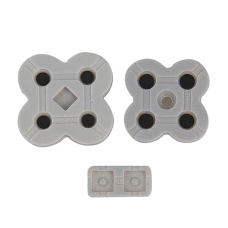 For Nintendo Dual Screen Lite 6sets Conductive Rubber Pad Soft Silicone Adhesive Key Button Pads - Switch Lite Spare Parts by PMC Jewellery | Online Shopping South Africa | PMC Jewellery