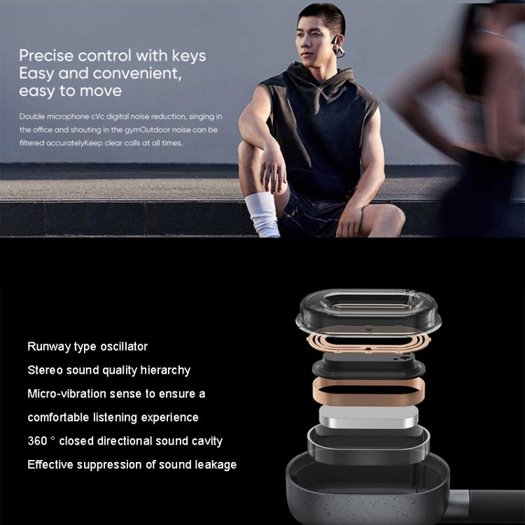 Original Xiaomi Bone Conduction Earphones V5.2 Bluetooth IP66 Waterproof Earphones(Gray) - Sport Earphone by Xiaomi | Online Shopping South Africa | PMC Jewellery