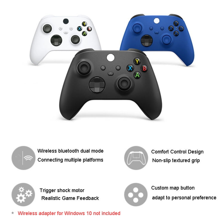 For Xbox Series X/S Bluetooth Wireless Controller Gamepad Joystick(Black) - Gamepad by PMC Jewellery | Online Shopping South Africa | PMC Jewellery