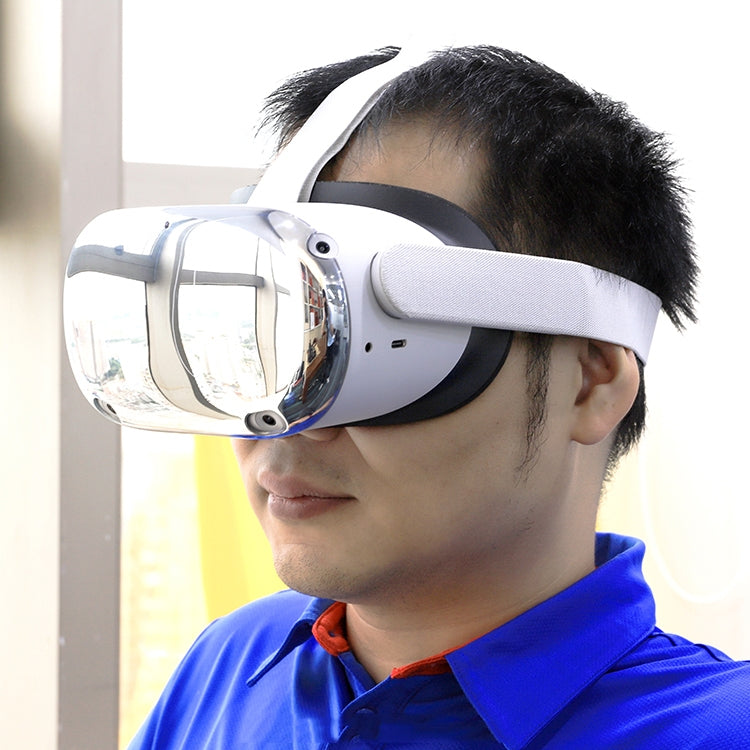 For Oculus Quest 2 VR Front Cover Protective Face Shell(Silver Plating) -  by PMC TechLife | Online Shopping South Africa | PMC TechLife