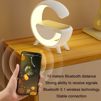 DH001 Smart Wireless Charging Ambient Light Bluetooth Speaker(White) - Desktop Speaker by PMC Jewellery | Online Shopping South Africa | PMC Jewellery