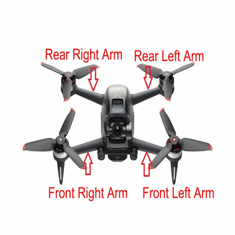 For DJI FPV Drone Arm Parts Replacement Spare Part ,Spec: Left Rear - For DJI FPV Series by PMC TechLife | Online Shopping South Africa | PMC TechLife