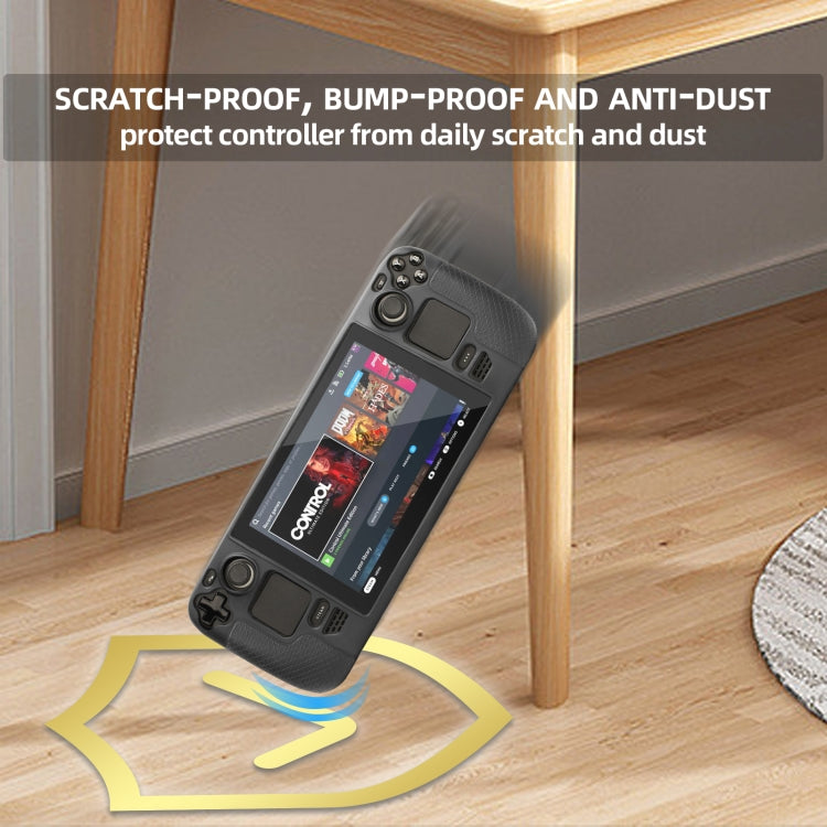 For Steam Deck Hifylux ST-PF14 Game Console Silicone Case Anti-scratch Non-slip Handheld Case Lanyard(Red) - Accessories by PMC TechLife | Online Shopping South Africa | PMC TechLife