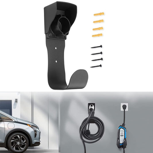 EV Charger Cable Holder Electric Car Charging Cable Organizer for J1772 Plug(Black) - EV Charger Accessories by PMC Jewellery | Online Shopping South Africa | PMC Jewellery