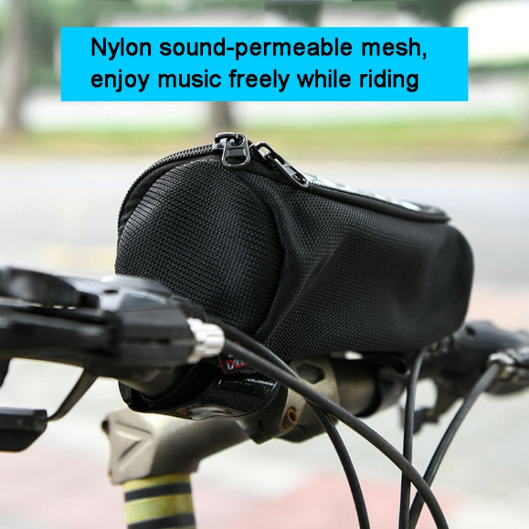 For JBL FLIP5/6/7 Speaker Bicycle Front Bag Outdoor Riding Audio Messenger Shoulder Bag(Black) - Protective Case by PMC Jewellery | Online Shopping South Africa | PMC Jewellery