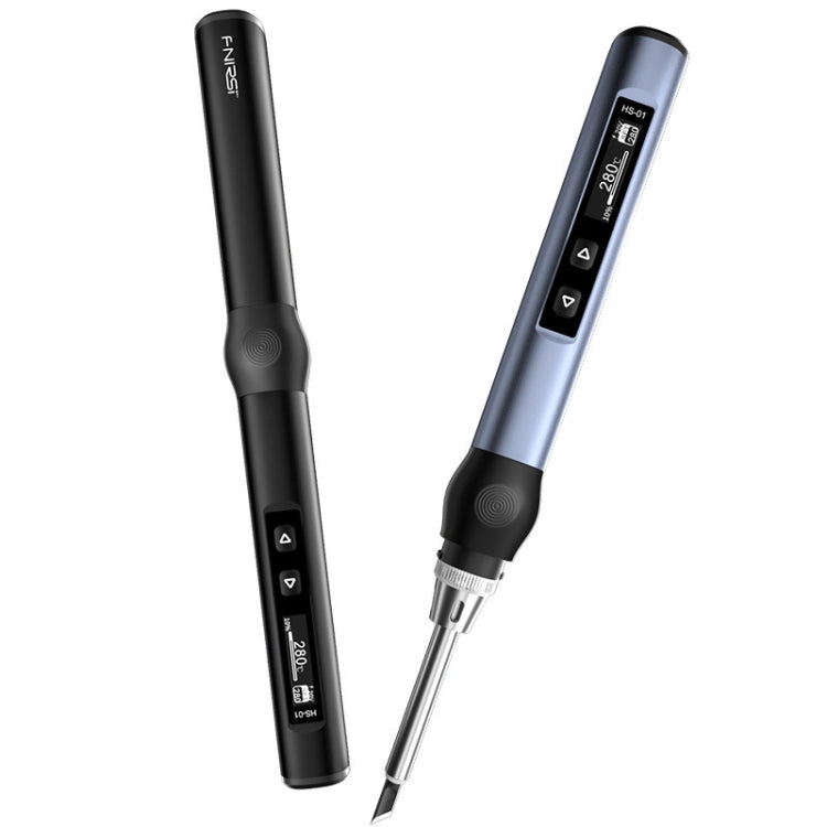 FNIRSI HS-01 Smart Soldering Iron Digital Display Portable Mini Soldering Station(Black BC2) - Electric Soldering Iron by FNIRSI | Online Shopping South Africa | PMC Jewellery | Buy Now Pay Later Mobicred