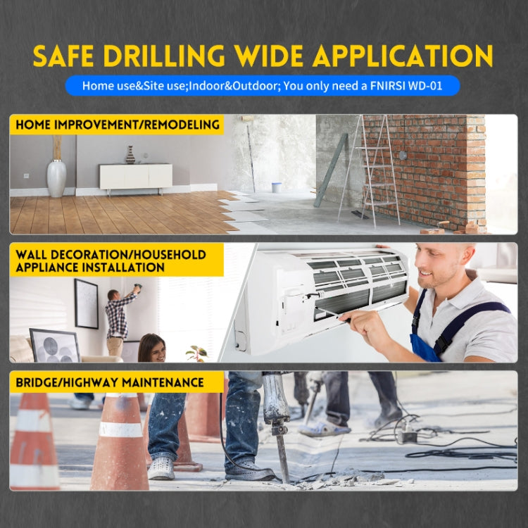 FNIRSI WD-01 Multifunctional Load-Bearing Wall Wire Metal Detector Dark Line Scanner - free shipping - PMC TechLife - Order now!