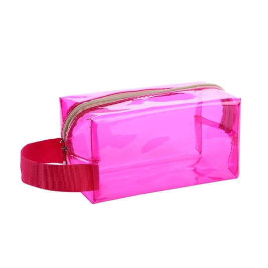 Handbag PVC Dazzling Waterproof Cosmetic Bag Toiletry Bag(Red) - Storage Boxes by PMC Jewellery | Online Shopping South Africa | PMC Jewellery