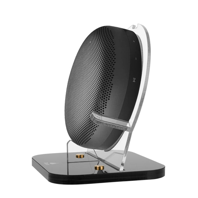 For B&O Beoplay A1 / Beosound A1 2nd Speaker Acrylic Desktop Stand Holder(Black) - Speaker Bracket by PMC TechLife | Online Shopping South Africa | PMC TechLife