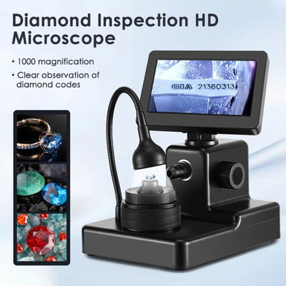 HJ1000 50-1000X 3000mAh Diamond Waist Code Microscope GIA Jewelry Waist Code Instrument - Digital Microscope by PMC Jewellery | Online Shopping South Africa | PMC Jewellery | Buy Now Pay Later Mobicred