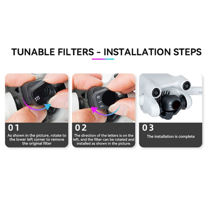 For DJI Mini 3 Pro RCSTQ PL Filters Drone Accessoires  4 In 1 ND/PL 8/16/32/64 - Other by RCSTQ | Online Shopping South Africa | PMC Jewellery | Buy Now Pay Later Mobicred