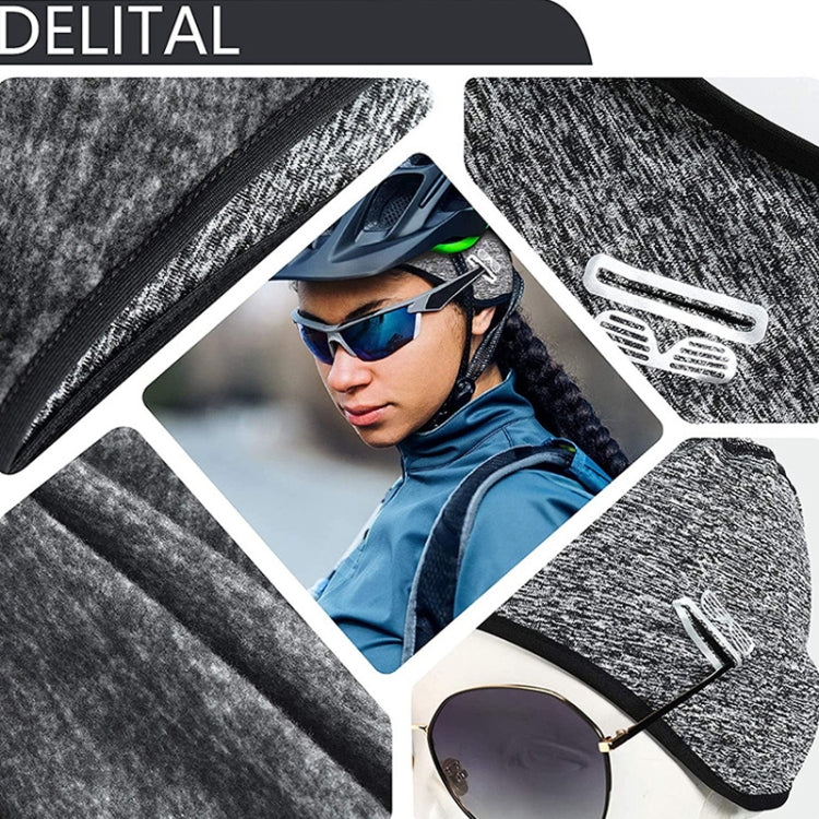 Outdoor Sports Warm Ear Hat Helmet Lining Winter Riding Skull Cap, Size: Free Code(Blue Yarn) - Bomber Hats by PMC Jewellery | Online Shopping South Africa | PMC Jewellery