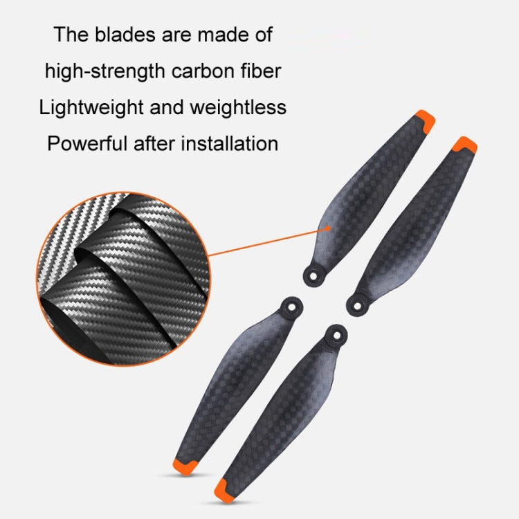 For DJI Mavic Mini 3Pro RCSTQ Drone Carbon Fiber Flight Propellers 1pair - DIY Propeller by RCSTQ | Online Shopping South Africa | PMC Jewellery