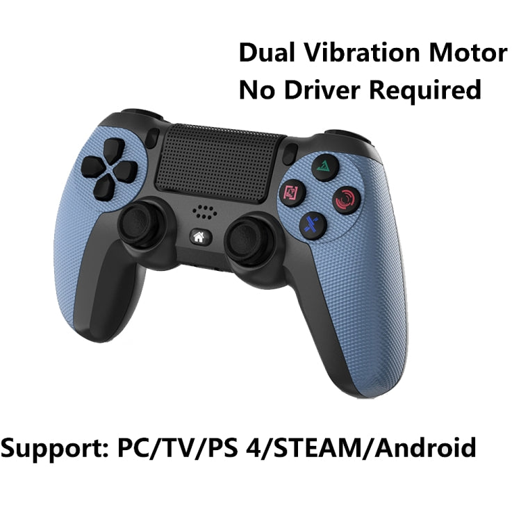 KM048 For PS4 Bluetooth Wireless Gamepad Controller 4.0 With Light Bar(Rose Pink) - Gamepads by PMC TechLife | Online Shopping South Africa | PMC TechLife | Buy Now Pay Later Mobicred